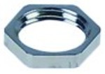 dado filetto pg7 h 3mm ch 15 ottone nichelato con. 1 pz