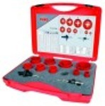 set di seghe a tazza 11 pezzi bimetallo diametro  19/22/29/35/38/44/51/57/64mm