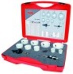 set di seghe a tazza 11 pezzi bimetallo diametro  19/22/29/35/38/44/51/57/64mm