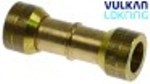 giunto per tubi rame per tubo diametro  8mm (5/16") pressione max. di lavoro 25bar / 360psi con. 5 pz