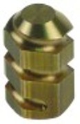 dado filetto m10s lungh. fil. 25mm ottone con. 1 pz con chiocciola