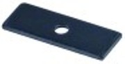 controflangia per pressacaffè filetto m6 l 41mm lar. 15mm spessore 2mm