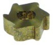 cricchetto per dosatore diametro  25mm dimensione interna 7,5x10mm h 10,1mm ottone