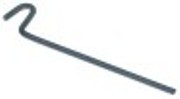 molla filo diametro  1,6mm lungh. totale 51mm