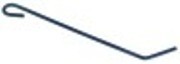 spina di supporto filo diametro  2mm lungh. totale 101mm