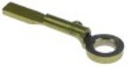 leva dx per vasca di dosaggio fori diametro  17mm ottone