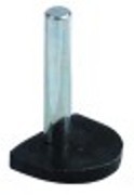 perno per ghiera di regolazione l 20mm lar. 17mm albero diametro  5mm lunghezza albero 26mm