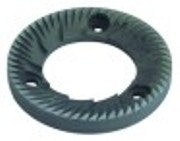 coppia macine senso di rotazione sx d1 diametro  75mm int. diametro  43mm h 9mm dist.denti 4mm fori diametro  6,5mm