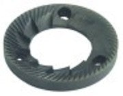 coppia macine senso di rotazione sx d1 diametro  83mm int. diametro  45mm h 10mm dist.denti 3,5mm fori diametro  6,5mm