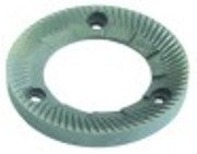coppia macine senso di rotazione dx d1 diametro  83mm int. diametro  49mm h 9,6mm dist.denti 3mm fori diametro  6mm