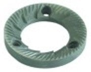 coppia macine senso di rotazione sx d1 diametro  63,3mm int. diametro  38mm h 9mm dist.denti 3mm fori diametro  5,5mm