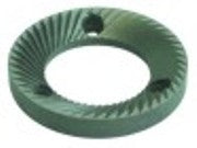 coppia macine senso di rotazione sx d1 diametro  63,5mm int. diametro  38mm h 9mm dist.denti 3,5mm fori diametro  5,5mm