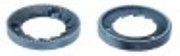 coppia macine senso di rotazione dx d1 diametro  64mm int. diametro  38mm h 8,6mm dist.denti 3mm fori diametro  6mm