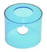 cilindro di vetro per dosatore diametro  109mm h 88mm plexiglass