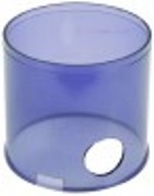 cilindro di vetro per dosatore diametro  121mm h 116mm plexiglass