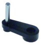 tasto per ghiera di regolazione l 34mm lar. 14mm albero diametro  4mm lunghezza albero 19mm