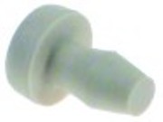 blocco per leva d1 diametro  17mm d2 diametro  7mm h 4mm gomma