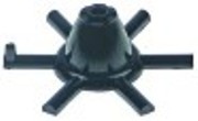 stella pos. di montaggio superiore diametro  107mm fori diametro  8mm h 39mm