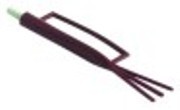 spazzola filetto m4 plastica