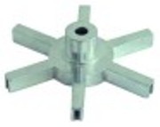 stella pos. di montaggio centro diametro  115mm fori diametro  9mm h 32mm