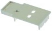 coperchio per cassa lar. 40mm p 18mm plastica con. 1 pz