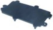 coperchio per cassa lar. 130mm p 70mm h 6mm plastica con. 1 pz