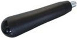 Manopola portafiltro soft touch torpedo nera m12 con tappo nero lucido