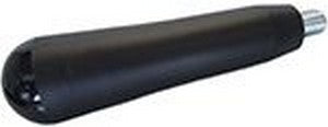 Manopola portafiltro torpedo nera m12 con tappo nero lucido