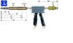 termocoppia SIT con giunto interrotto M9x1 L 1000mm attacco ad innesto