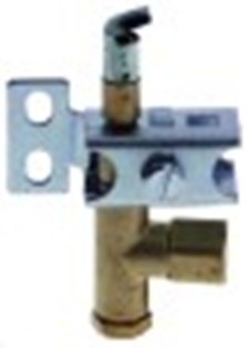 bruciatore pilota tipo low-price 1-fiamma ugello diametro  0,35mm ugello a
