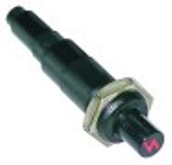 accenditore piezo-elettrico corpo plastica premente incasso diametro  18mm attacco diametro 2,4mm