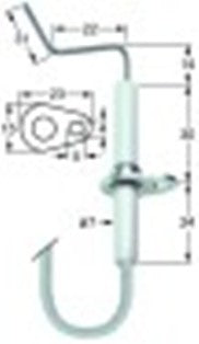 candela accensione lunghezza della flangia 23mm larghezza della flangia 15mm d1 diametro  7mm l1 14mm