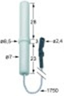 candela accensione d1 diametro  7mm d2 diametro  8,5mm lunghezza del cavo 1750mm lc1 28mm lc2 3mm