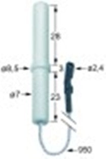 candela accensione d1 diametro  7mm d2 diametro  8,5mm lunghezza del cavo 950mm lc1 28mm lc2 3mm lc3 23mm