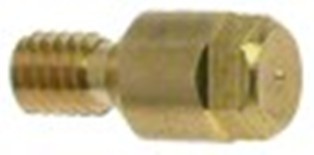 ugello per bruciatore pilota gas liquido indice 21 foro diametro  0,21mm filetto m4x0,75 con. 1 pz ch 5