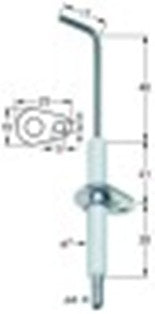 candela accensione lunghezza della flangia 23mm larghezza della flangia 15mm d1 diametro  7mm l1 46mm