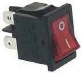 INTERRUTTORE BIPOLARE ROSSO 16A 250V