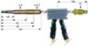 termocoppia con giunto interrotto m9x1 l 600mm attacco ad innesto diametro 6,0mm cavo 700mm
