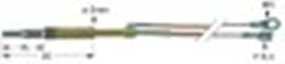 termocoppia con cavi bipolari l 600mm attacco ad innesto diametro 5,0mm f 6,3mm m5