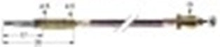 termocoppia con cavi bipolari l 600mm attacco ad innesto diametro 6,0mm m8x1