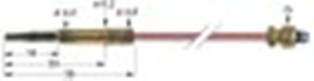 termocoppia m8x1 l 600mm attacco ad innesto diametro 6,0mm