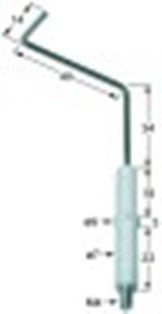candela accensione d1 diametro  7mm d2 diametro  9mm attacco m4 l1 34mm l2 40mm l3 14mm lc1 18mm lc2 3mm lc3 23mm