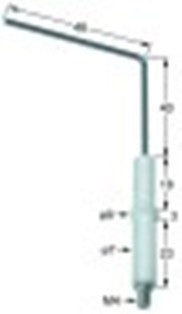 candela accensione d1 diametro  7mm d2 diametro  9mm attacco m4 l1 40mm l2 46mm lc1 18mm lc2 3mm lc3 23mm