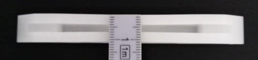 PATTINO SCORRIMENTO GRANDE LABO MECCANICO  L. ZA: 100 mm D. 9.5 × 1.8 × 1.2 cm