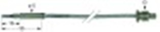 termocoppia flessibili m8x1 l 600mm attacco ad innesto diametro 5,0mm
