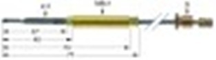 termocoppia flessibili m8x1 m8x1 l 750mm