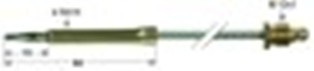 termocoppia flessibili m10x1 l 650mm attacco ad innesto diametro 6,0mm