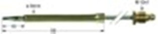 termocoppia flessibili m10x1 l 650mm attacco ad innesto diametro 6,0mm