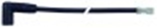 cavo di accensione lunghezza del cavo 370mm attacco f6,3mm / diametro 6,5mm con. 1m diametro  est. 7mm