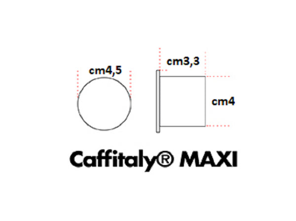 PORTAFILTRO CAPSULA DOPPIA CAFFITALY MAXI MOD. FAEMA